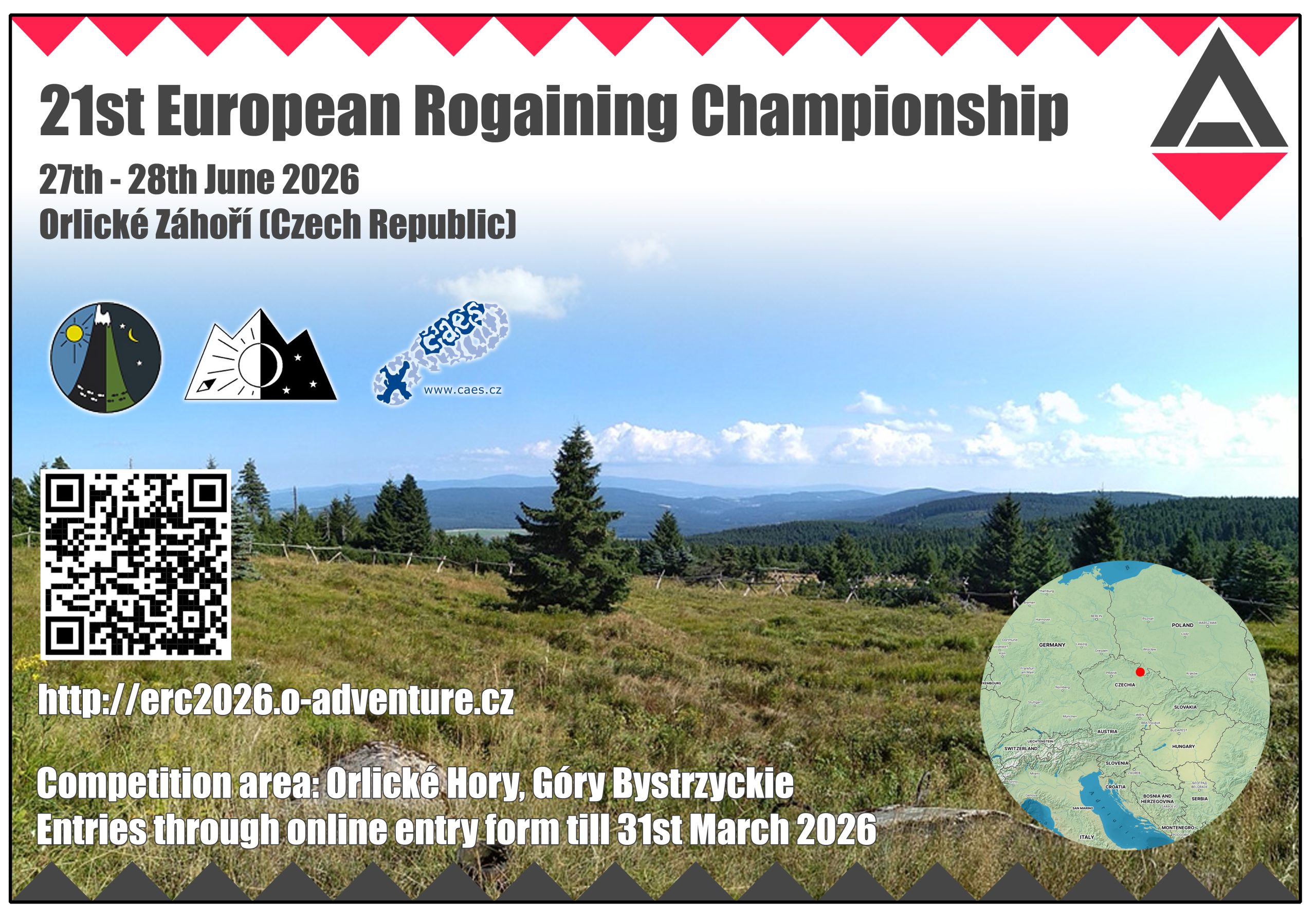 21st European Rogaining Championships (24 h) República Txeca