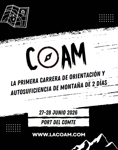 LA COAM 2026 -  Cursa d'orientació i autosuficiència de Muntanya de 2 dies