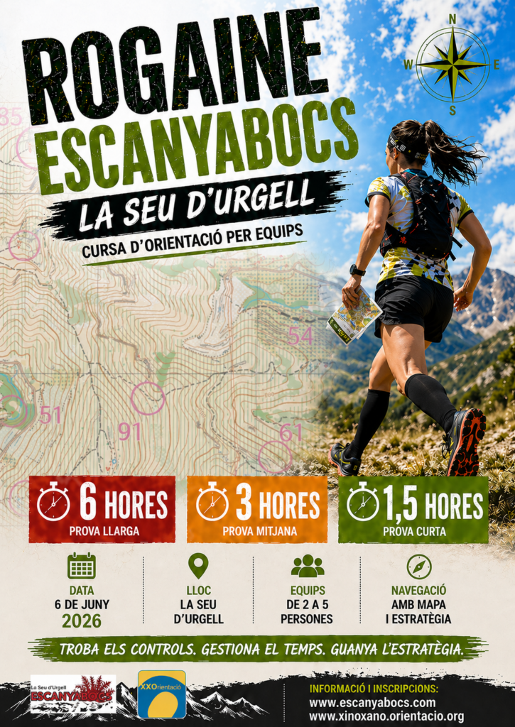 Campionat de Catalunya de Rogaine. Escanyabocs   - La Seu d'Urgell