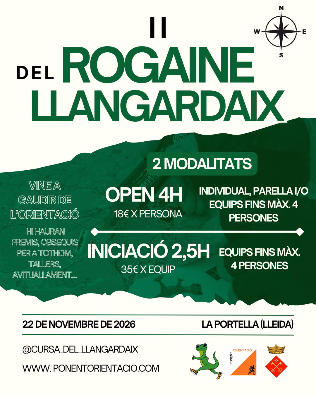 Lliga Esprint Rogaine. Rogaine del Llangardaix