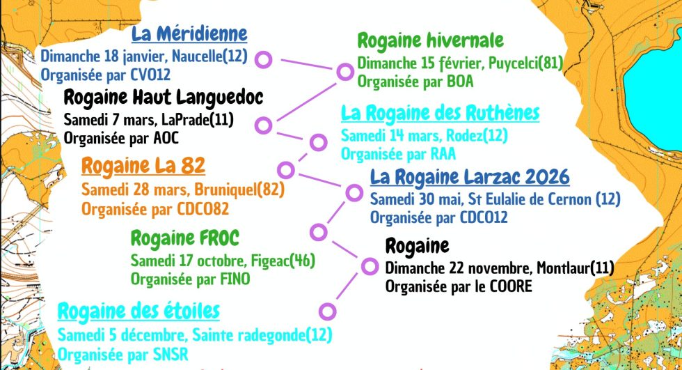 Rogaine Le Méridienne - Naucelle (França)
