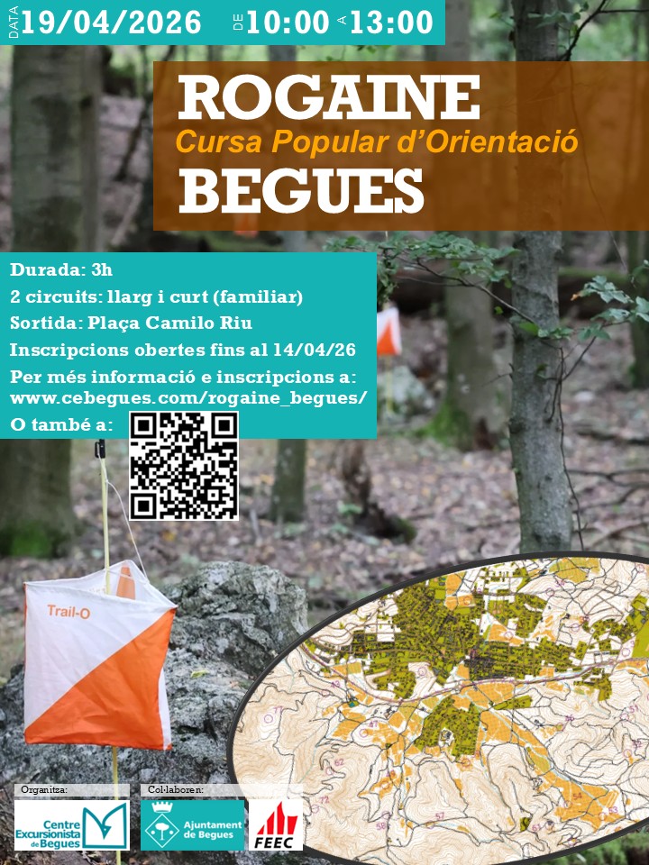 ROGAINE POPULAR  BEGUES 2026 - 3 HORES