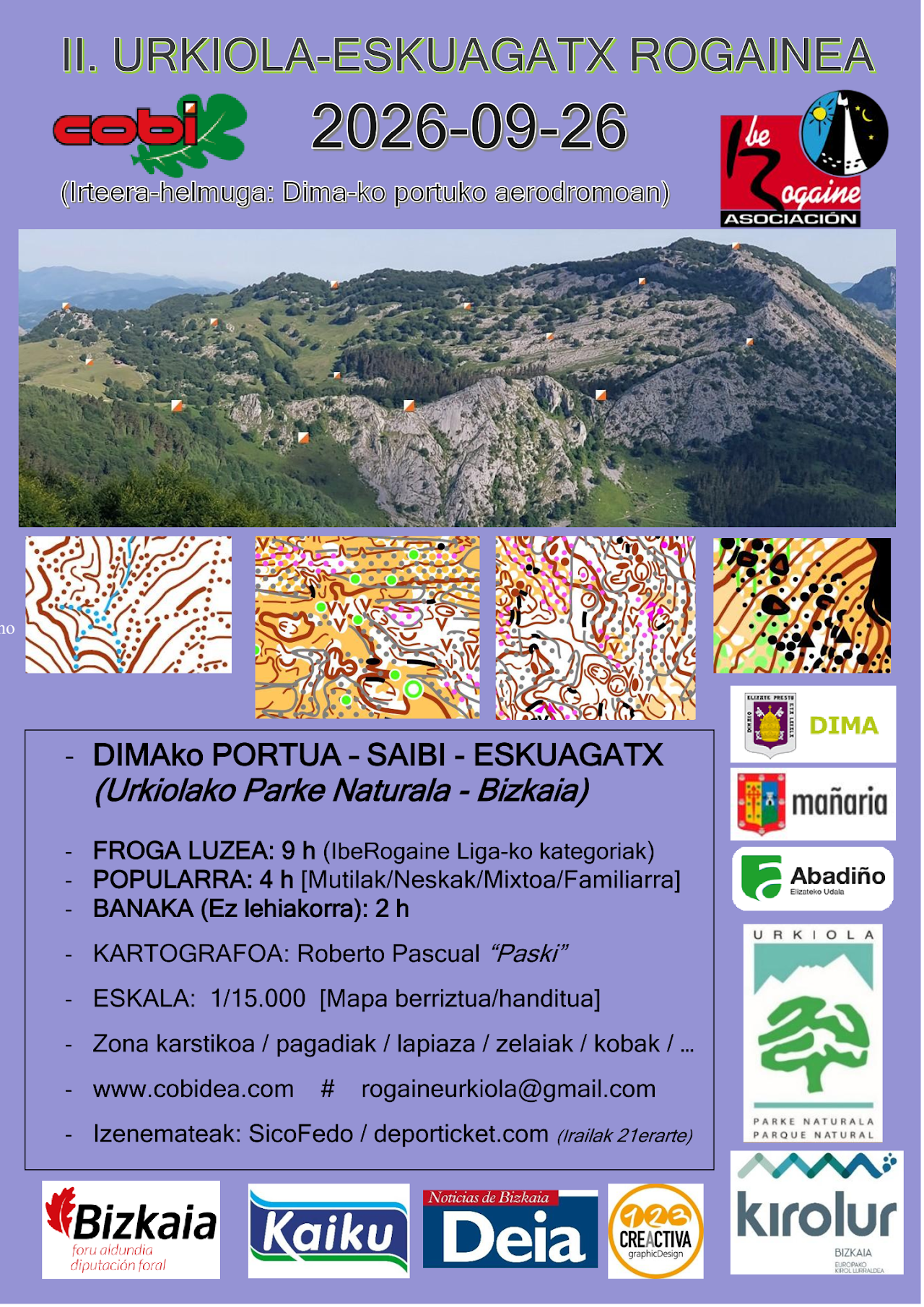 II ​ROGAINE DE URKIOLA - ESKUAGATX @ COBI