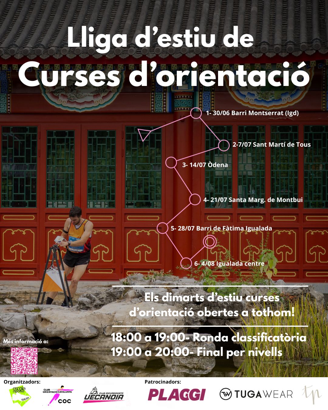 LLIGA D'ESTIU DE CURSES D'ORIENTACIÓ 2026- IGUALADA: BARRI MONTSERRAT