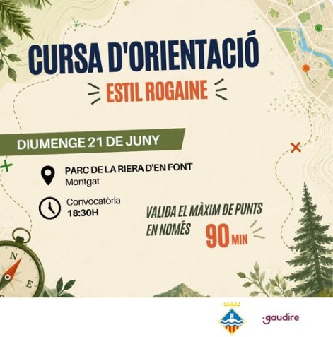 CURSA D'ORIENTACIÓ PER MONTGAT!