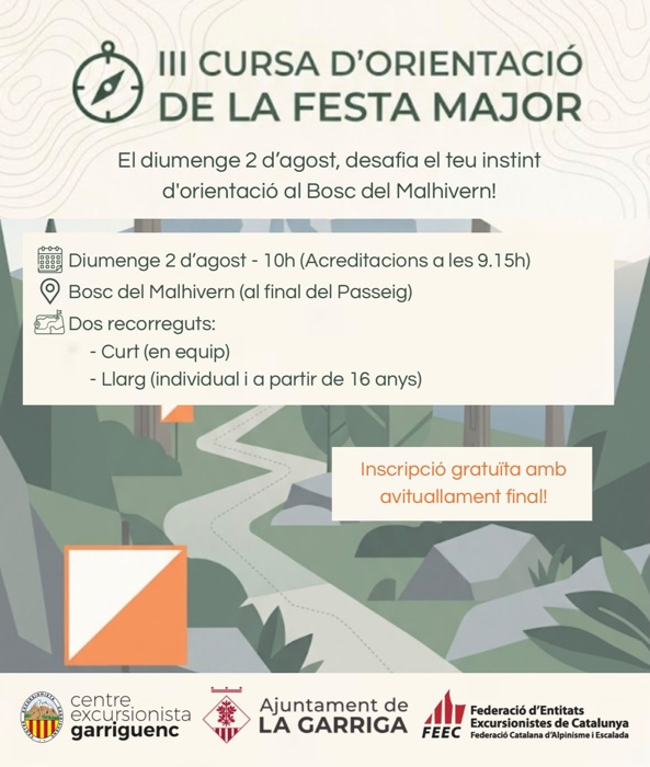 Cursa d'orientació de la Festa Major de La Garriga