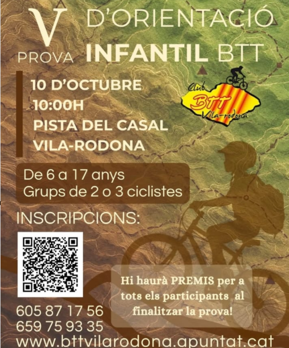 IV PROVA D´ORIENTACIÓ BBT INFANTIL  VILA-RODONA
