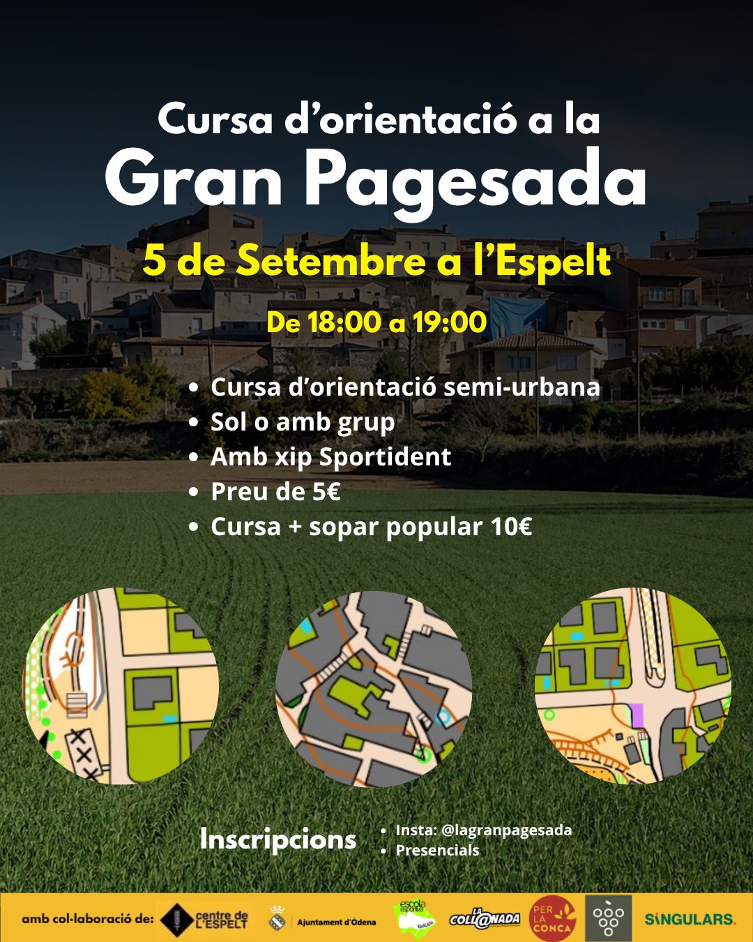 III CURSA D'ORIENTACIÓ - LA GRAN PAGESADA