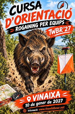 TWBR'27  - THE WILD BOAR ROGAINING  - VINAIXA - LES GARRIGUES